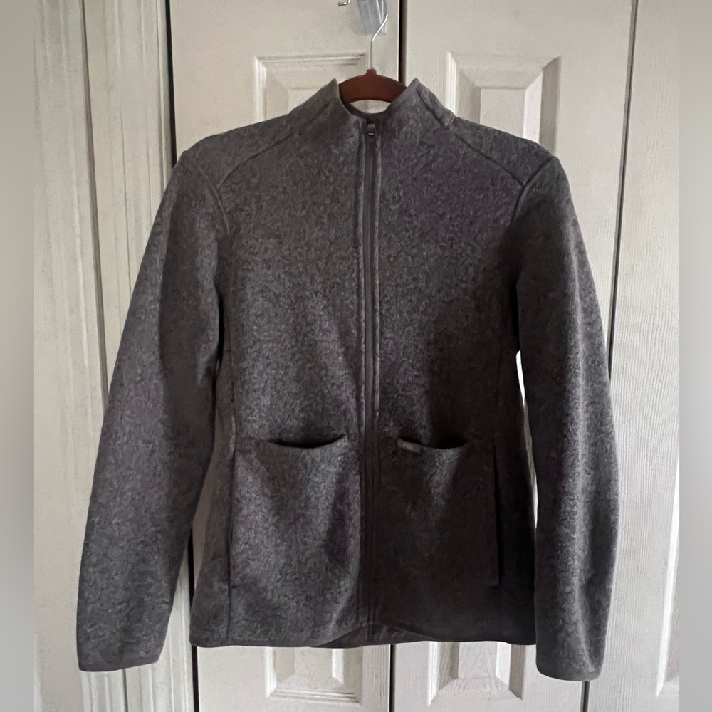 Figs On-Shift Sweater Knit Jacket. Size small, color Cacao